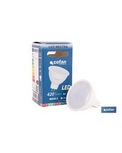 LÁMPARA LED COB 5 W GU-5.3 400 LM 4000 K COFAN