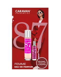 Estuche eau de parfum caravan nº 87, 150 + 30 ml señora