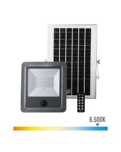 Foco proyector solar con sensor 300w 3.500lm 6.500k edm