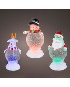 Figuras led de navidad modelos surtidos a pilas. 488719