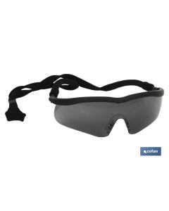 GAFAS SEGURIDAD SPORT OSCURA UV PROTECTION COFAN