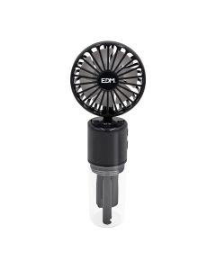 Ventilador nebulizador recargable, 4 velocidades, 6,2 x 16,4 cm. colores surtidos