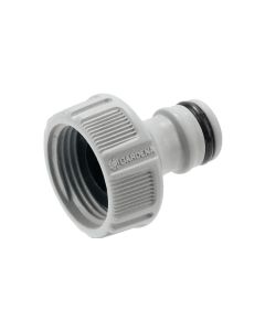 Adaptador macho para grifo 21mm con rosca hembra 26,5mm 3/4" (blister) gardena