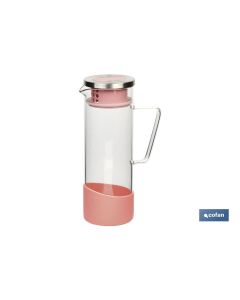 JARRA BOROSILICATO ROSA 1300 ml COFAN