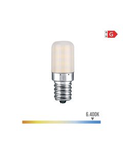 Bombilla pebetero tubular led e14 3w 250lm 6400k luz fria ø1,8x5,2cm edm