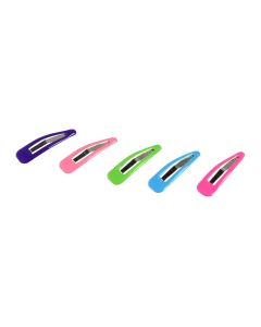 Pack de 10 clips de colores para el pelo, medida 4,8cm. juliette fashion