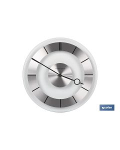 RELOJ DE PARED Ø31CM CRISTALALUM MODELO LECCO COFAN