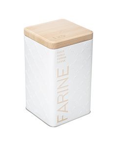 Caja metalica para harina 1kg modelo scandi nature