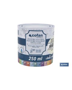 PINTURA A LA TIZA, CHALK PAINT, BLANCO VINTAGE 250 ML COFAN