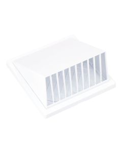 Rejilla ventilación con campana abs ø 125mm blanca