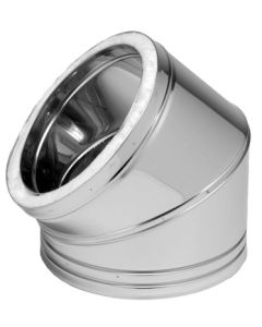 CODO DP INOX 304 45º 125MM