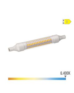 Bombilla lineal led 118mm r7s 9w 1280lm 6400k luz fria ø1,6x11,8cm edm