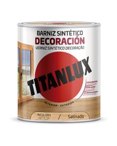 Barniz sintético decoración satinado incoloro 0,250l titanlux m11100014