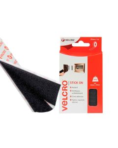 Cinta adhesiva uso general color negro 20 mm x 1 m