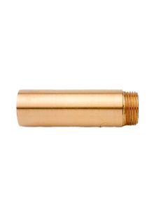 Alargo grifo pulido 1/2" x 10 cm latón
