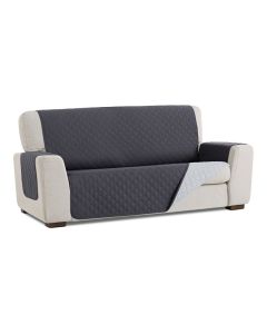 Cubre sofa reversible gris/gris claro 3 plazas belmarti