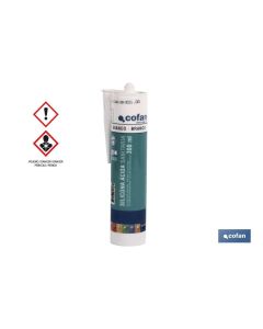 SILICONA ÁCIDA SANITARIA 300 ML BLANCO COFAN