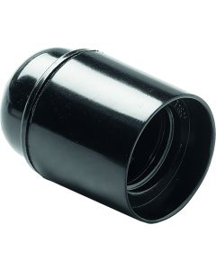 PORTALAMPARA 161 LISO E27 NEGRO 4A