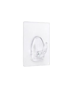 Colgador adherente reutilizable 60x47mm transparente 1290-0-000 (blister) inofix