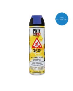 Pintura en spray pintyplus tech 650cc marcador 360° azul t118