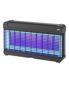 Mata insectos profesional electronico con led 13w 150m² 47x10x26,3cm color negro edm