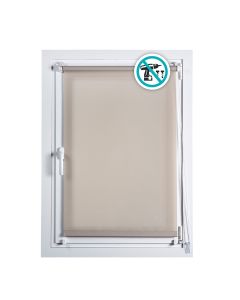 Estor enrollable clip&fix 90x180cm piedra cintacor - storplanet