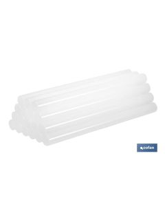COLA TERMOFUSIBLE TRANSPARENTE BARRAS Ø7 X 185 MM  20 UDS COFAN