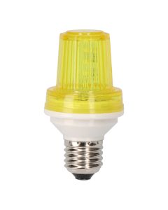 Bombilla flash led e27 1w color amarillo