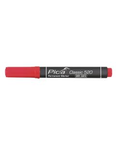 Marcador permanente tipo bala rojo