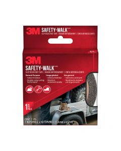 Cinta antideslizante rollo, exterior, negra, 25 mm x 4,5 m, uso general