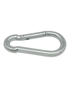 Mosquetón bombero sin seguro, msq01, acero galvanizado, 8 x 80 mm