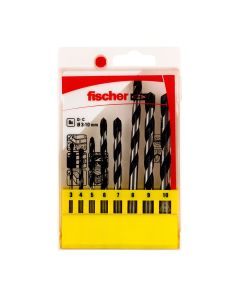 Pack 8 brocas percusion e ø3/4/5/6/7/8/9/10 mm