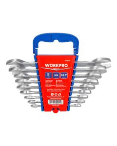 Llaves fijas, juego de 9 piezas. workpro