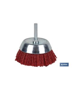CEPILLO COPA DE NYLON 6 MM X Ø50 COFAN