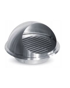 Rejilla ventilación acero inox copa empotrable ø125 mm