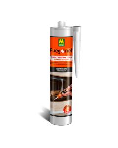 Masilla refractaria negra 300ml. fuegonet massó