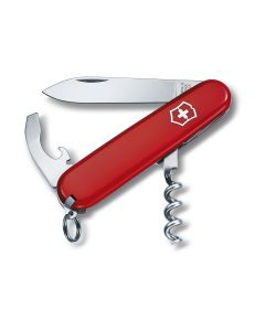 Navaja waiter roja, 9 funciones, 26x12x84mm, peso 35g. victorinox