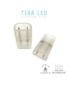 Conector (empalme) recto para dos tiras de led edm