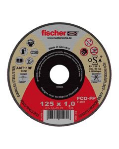 Disco fcd-fp ø125x1x22,23 plus, corte de metales 531711 fischer