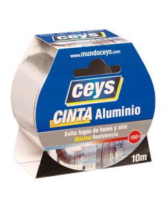 Ceys cinta aluminio rollo 10m x 50mm. 507616