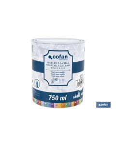 PINTURA A LA TIZA, CHALK PAINT, BLANCO TIZA 750 ML COFAN