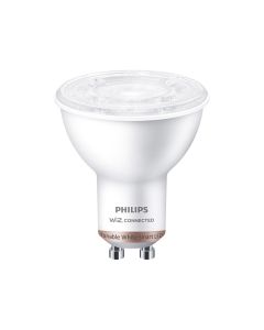 Bombilla led gu10 4,7w 2.700k-6.500k 345lm wifi philips wiz