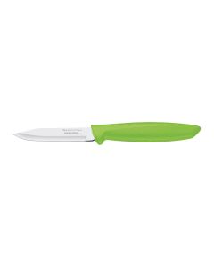 Cuchillo para legumbres y frutas 3" plenus verde 7,62cm tramontina