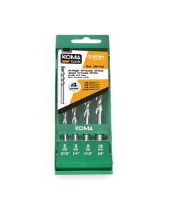 Juego 4 brocas widia standard koma tools