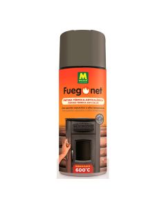 Pintura anticalórica gris 400ml. fuegonet massó