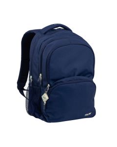 Mochila escolar con 4 cremalleras (25 l) serie 1918, azul marino milan