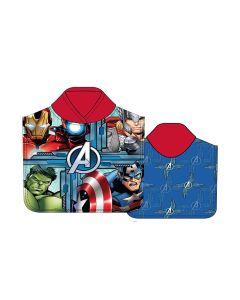 Poncho playa micro 55 x 11cm infantil avengers