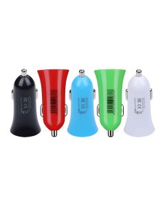 Cargador usb para coche colores surtidos nk