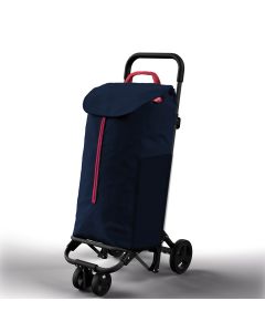 Carrito de la compra twin azul 50l 30kg gimi 169326