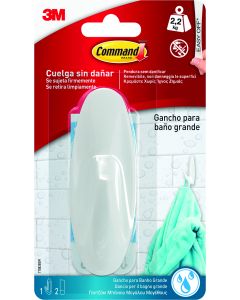 GANCHO COMMAND 17083B 1U+2TIRAS BLANCO